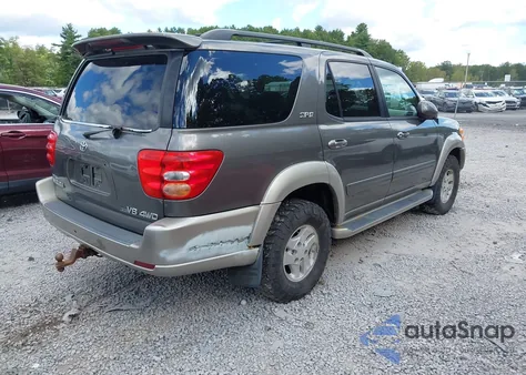 2004 Toyota Sequoia Sr5 V8 из США, поврежденный, VIN 5TDBT44A74S227280